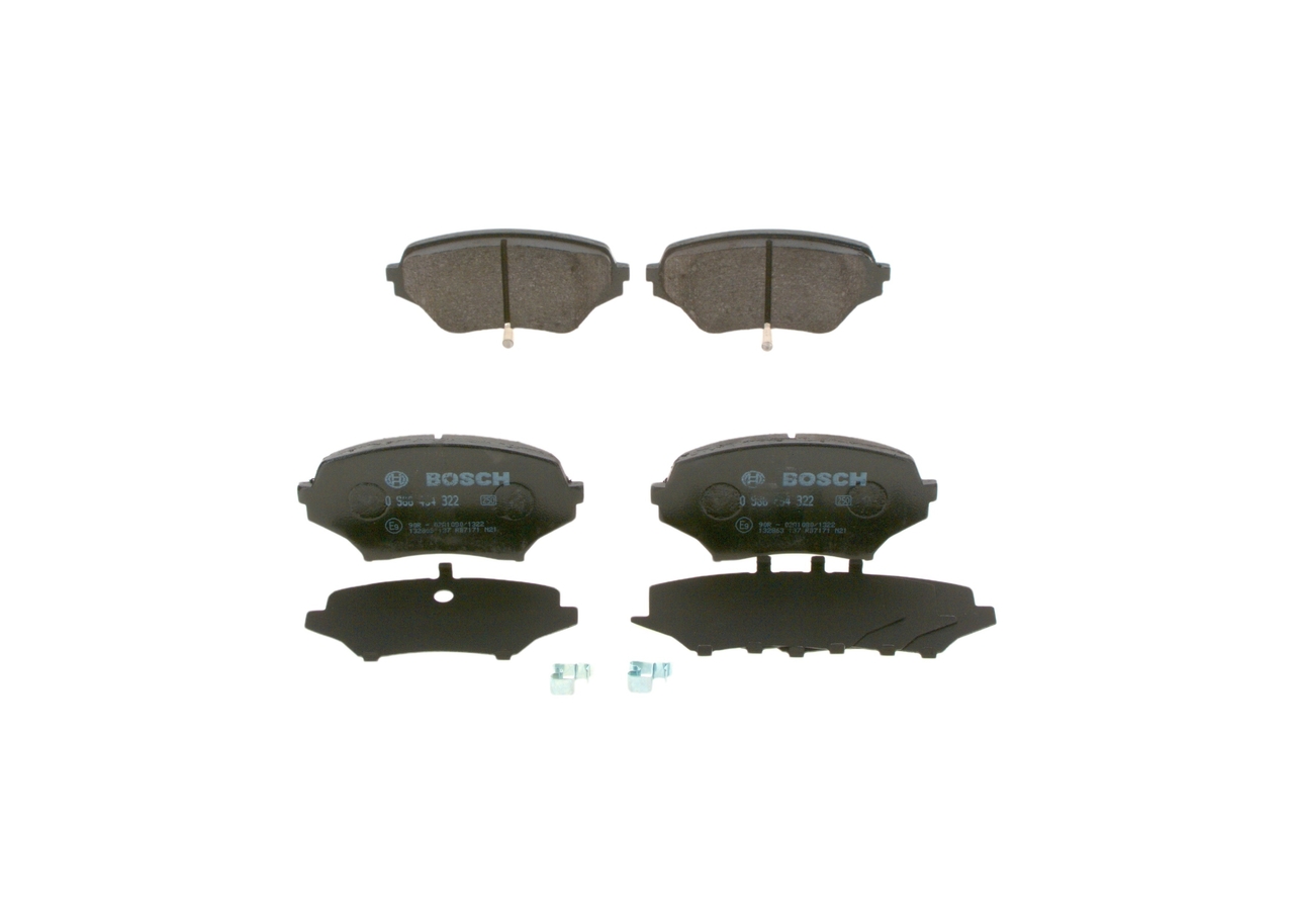 Brake Pad Set, disc brake - 0 986 494 322 BOSCH