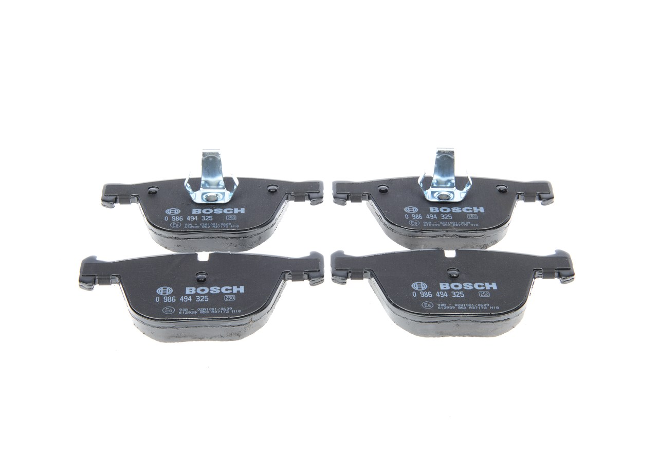 Brake Pad Set, disc brake - 0 986 494 325 BOSCH