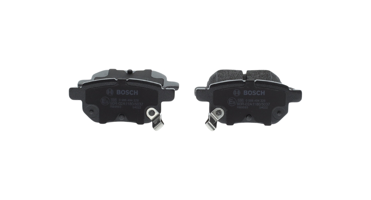 Brake Pad Set, disc brake - 0 986 494 328 BOSCH