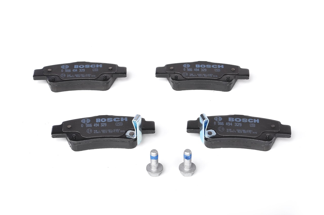 Brake Pad Set, disc brake - 0 986 494 329 BOSCH