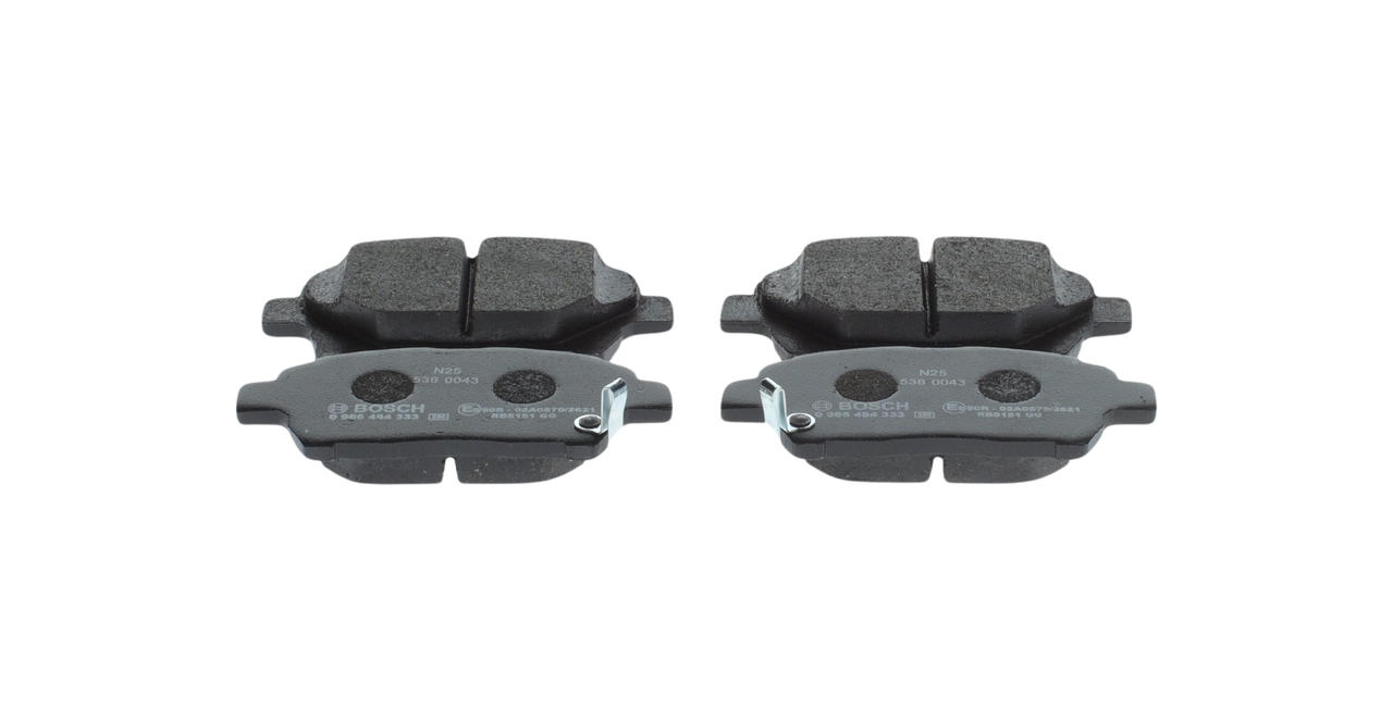 Brake Pad Set, disc brake - 0 986 494 333 BOSCH