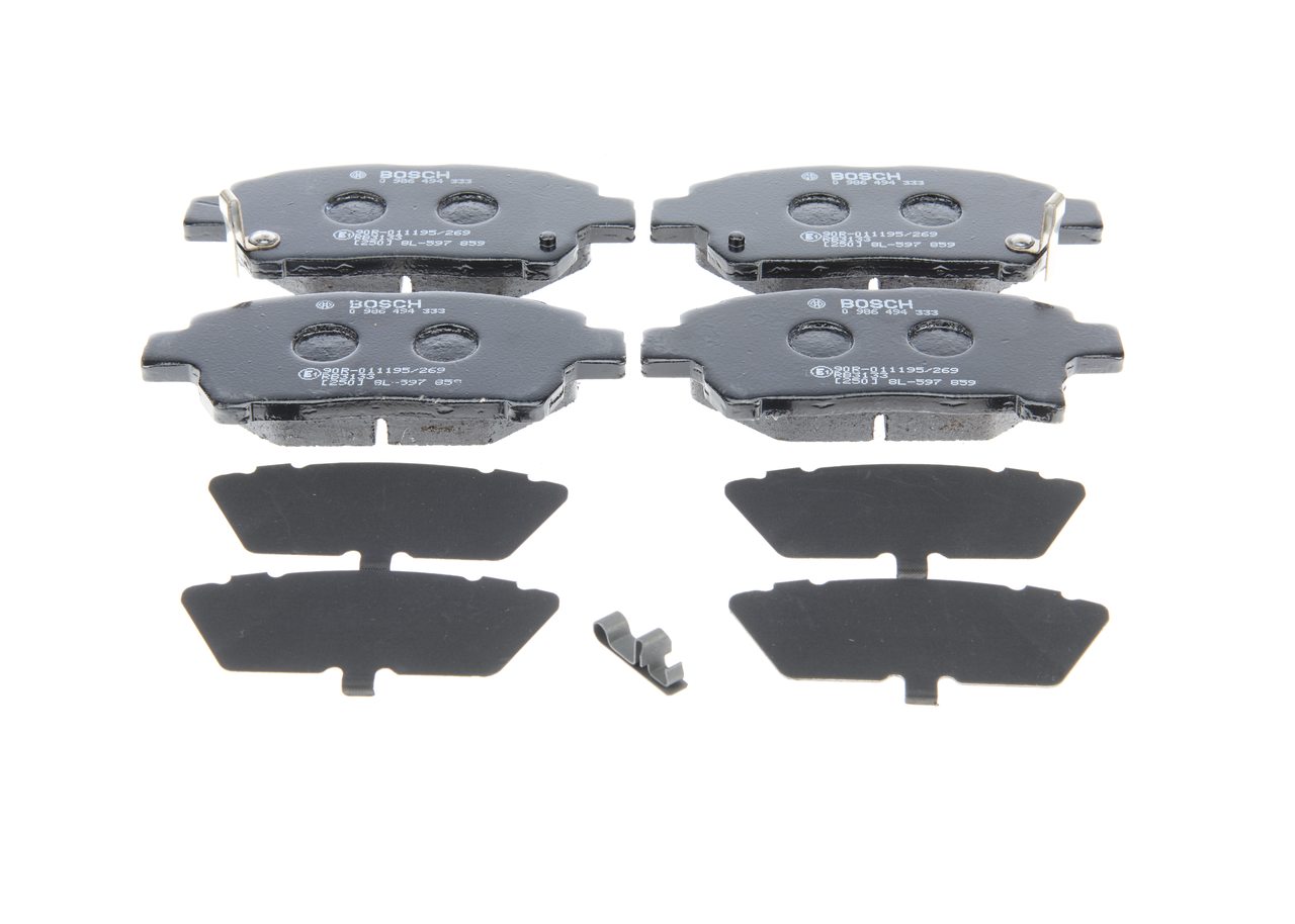 Brake Pad Set, disc brake - 0 986 494 333 BOSCH