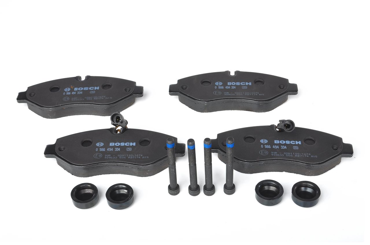 Brake Pad Set, disc brake - 0 986 494 334 BOSCH