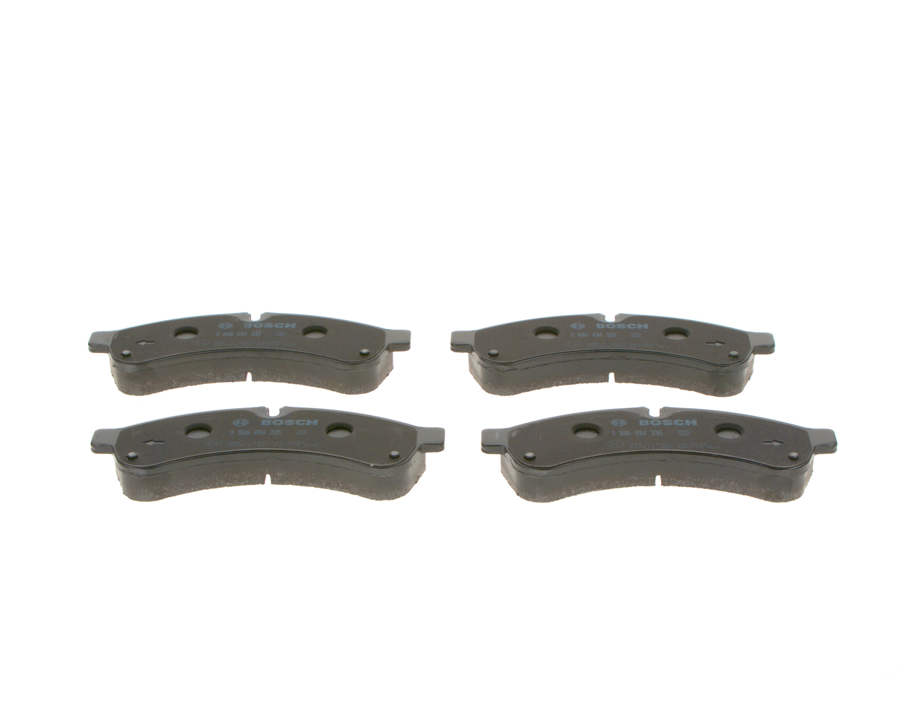Brake Pad Set, disc brake - 0 986 494 335 BOSCH