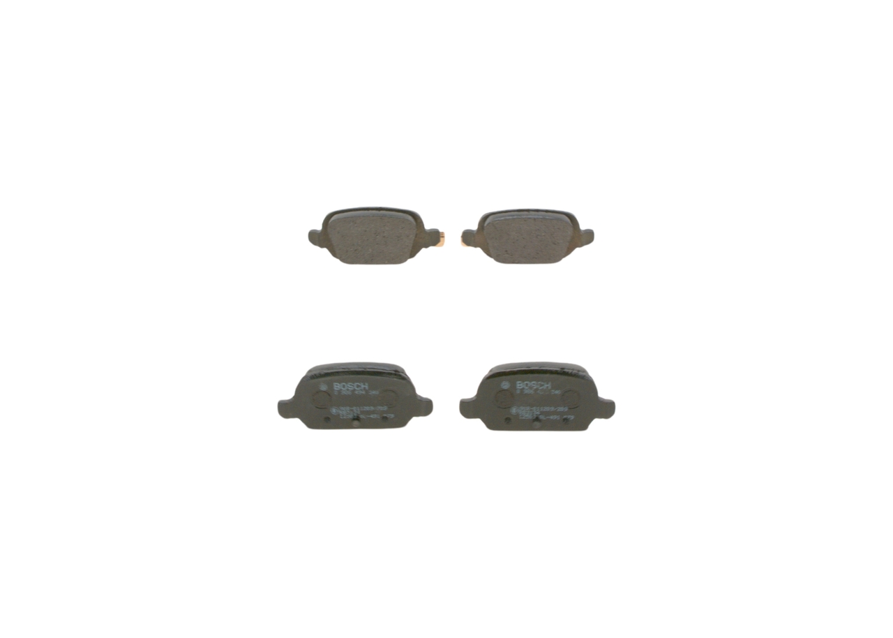 Brake Pad Set, disc brake - 0 986 494 340 BOSCH