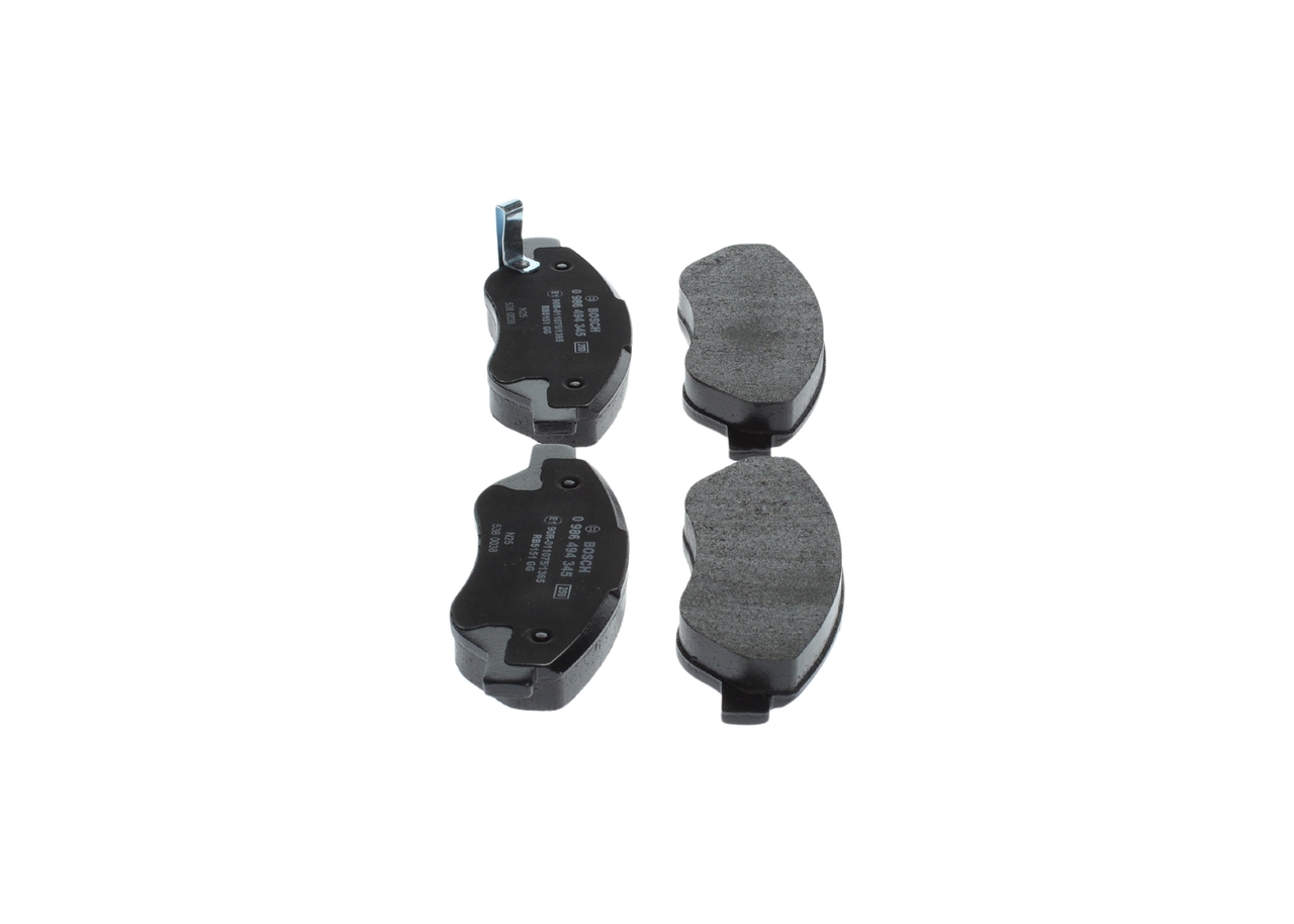 Brake Pad Set, disc brake - 0 986 494 345 BOSCH