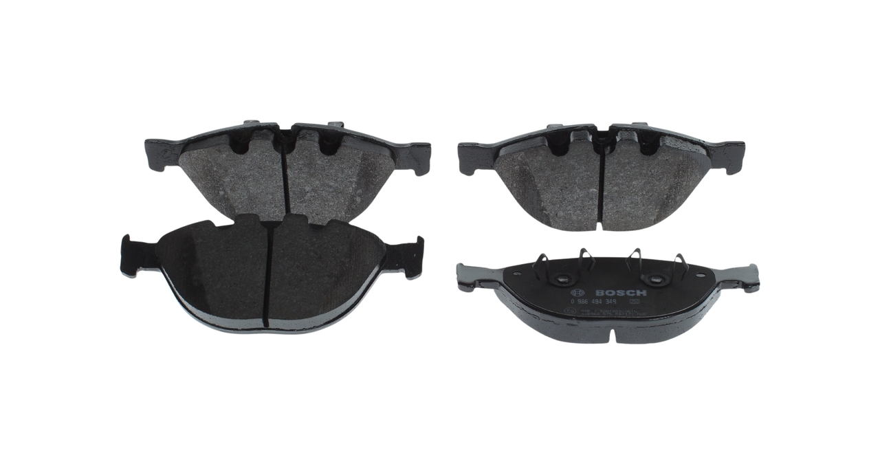 Brake Pad Set, disc brake - 0 986 494 349 BOSCH