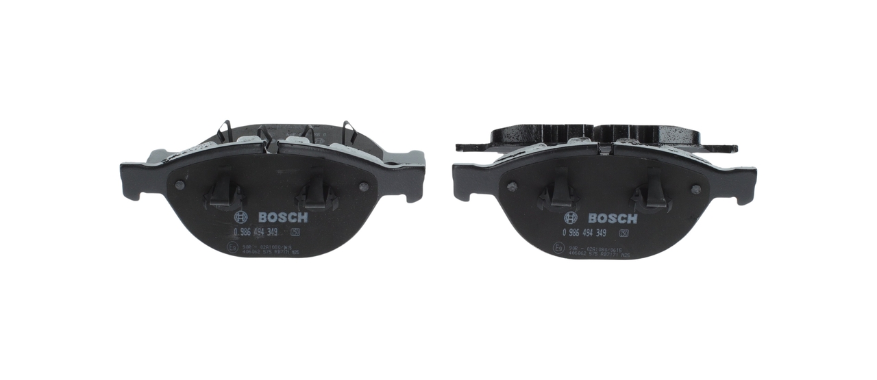 Brake Pad Set, disc brake - 0 986 494 349 BOSCH