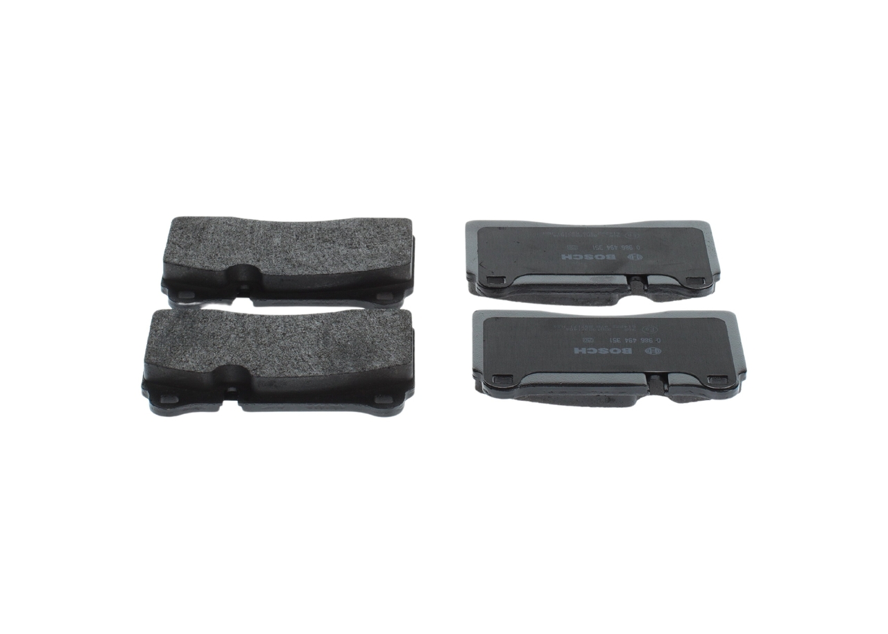 Brake Pad Set, disc brake - 0 986 494 351 BOSCH