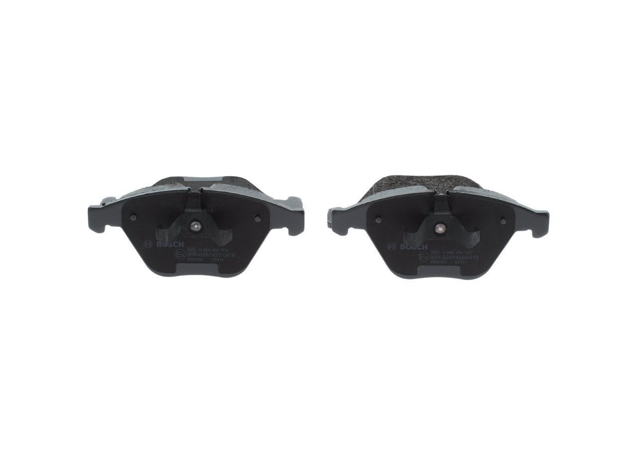 Brake Pad Set, disc brake - 0 986 494 354 BOSCH
