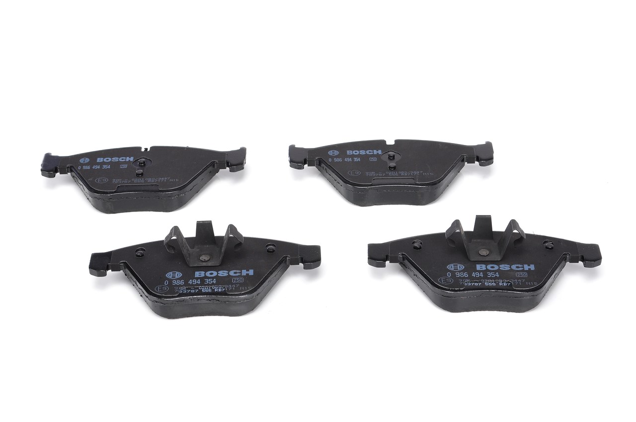 Brake Pad Set, disc brake - 0 986 494 354 BOSCH