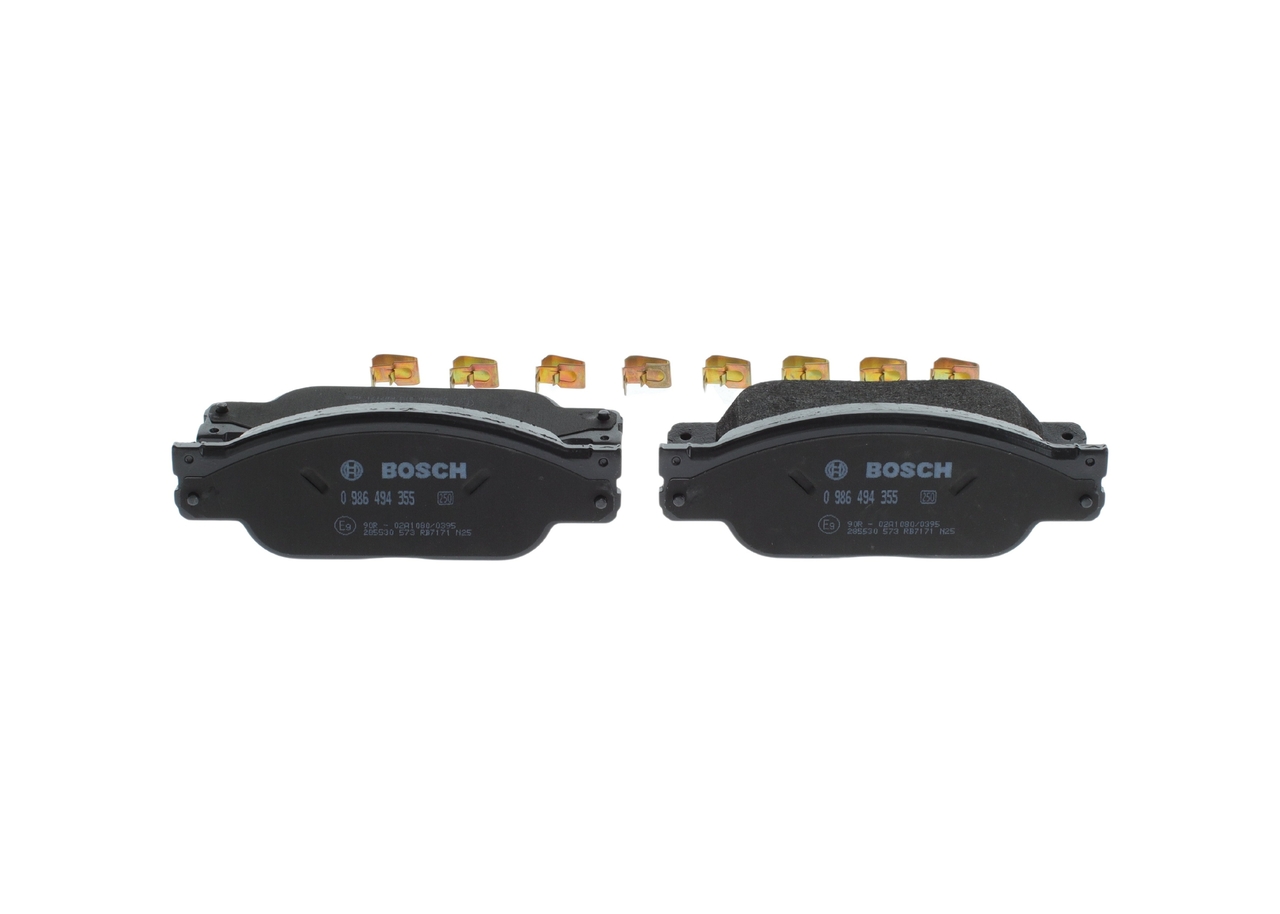Brake Pad Set, disc brake - 0 986 494 355 BOSCH