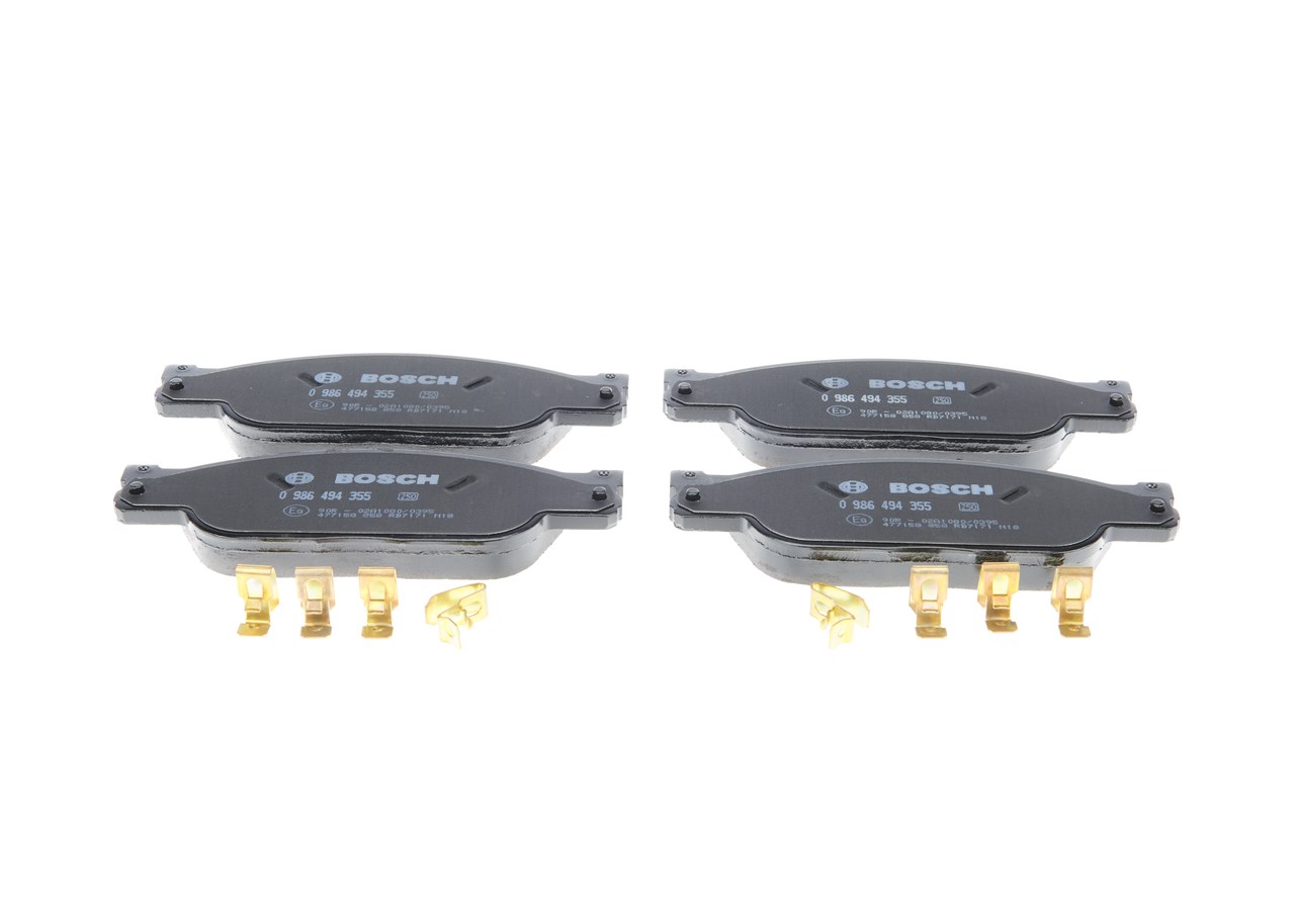 Brake Pad Set, disc brake - 0 986 494 355 BOSCH