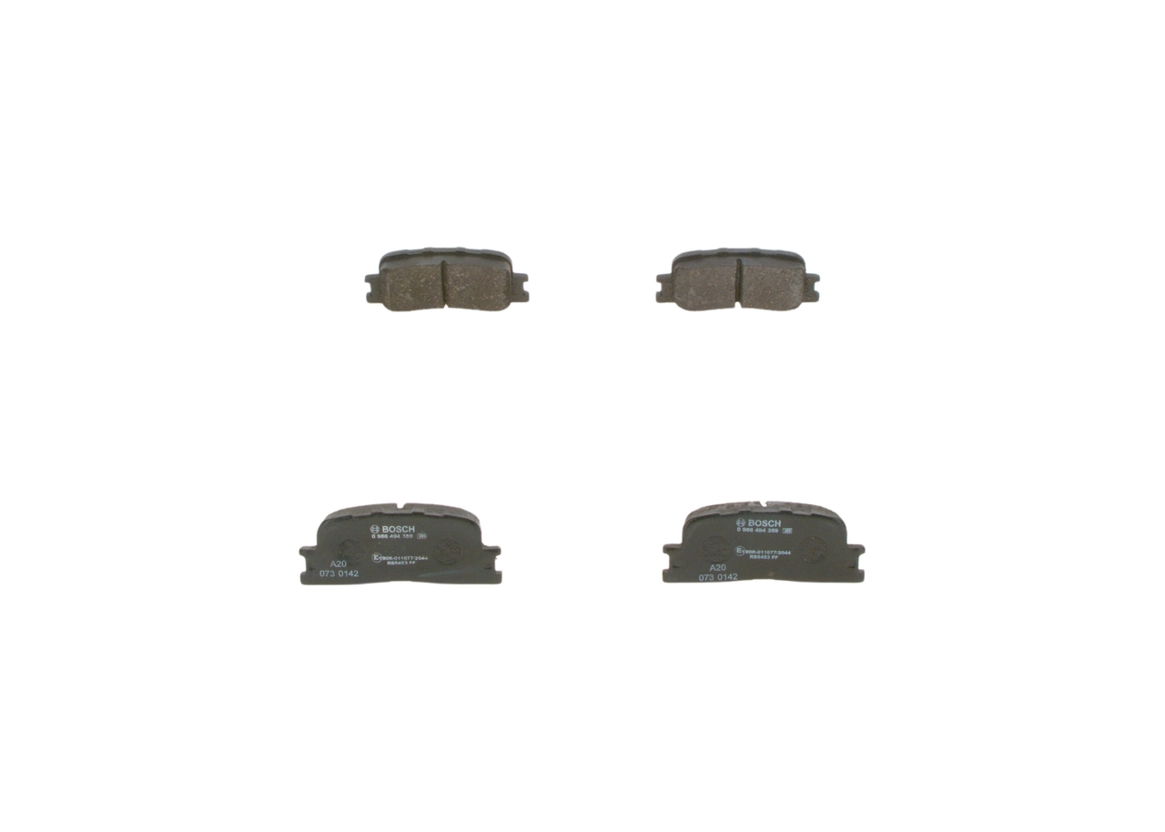 Комплект тормозных колодок, дисковый тормоз - 0 986 494 359 BOSCH