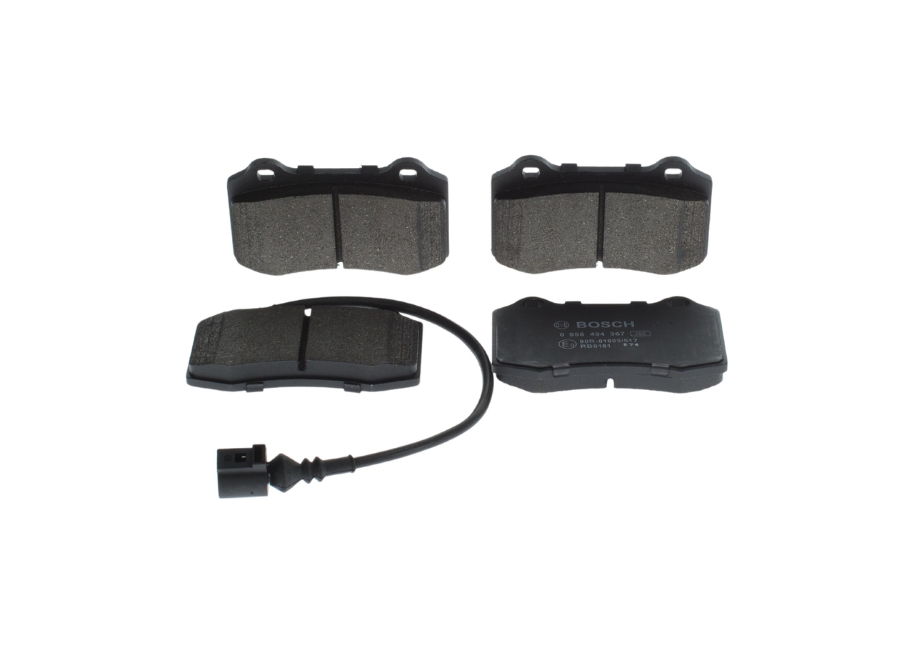 Kit pastiglie freno, Freno a disco - 0 986 494 367 BOSCH