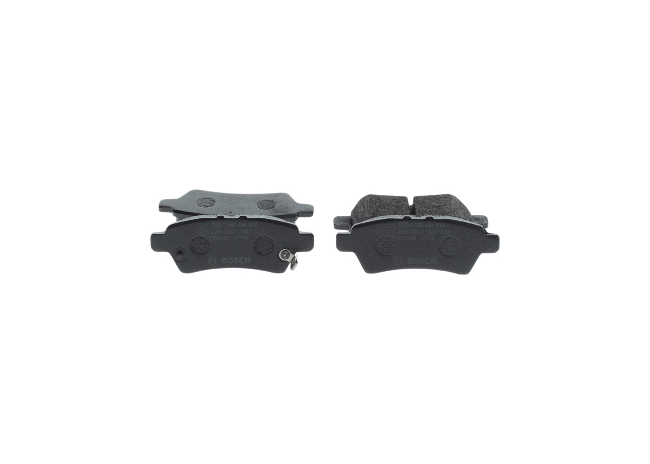 Brake Pad Set, disc brake - 0 986 494 369 BOSCH