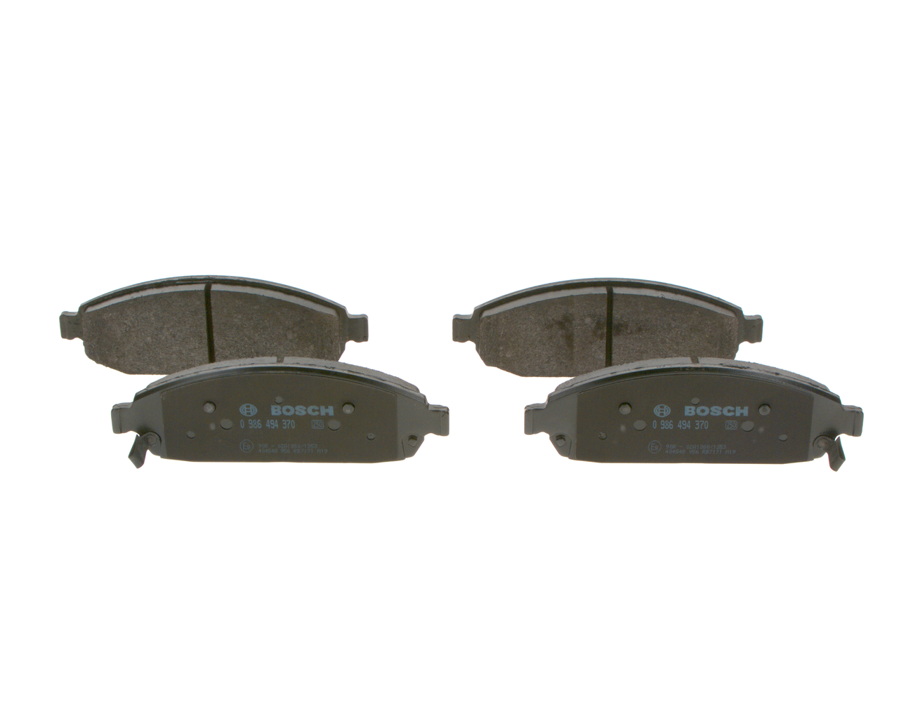 Brake Pad Set, disc brake - 0 986 494 370 BOSCH