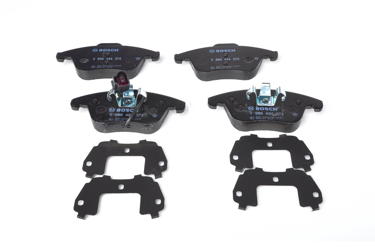 Brake Pad Set, disc brake - 0 986 494 372 BOSCH