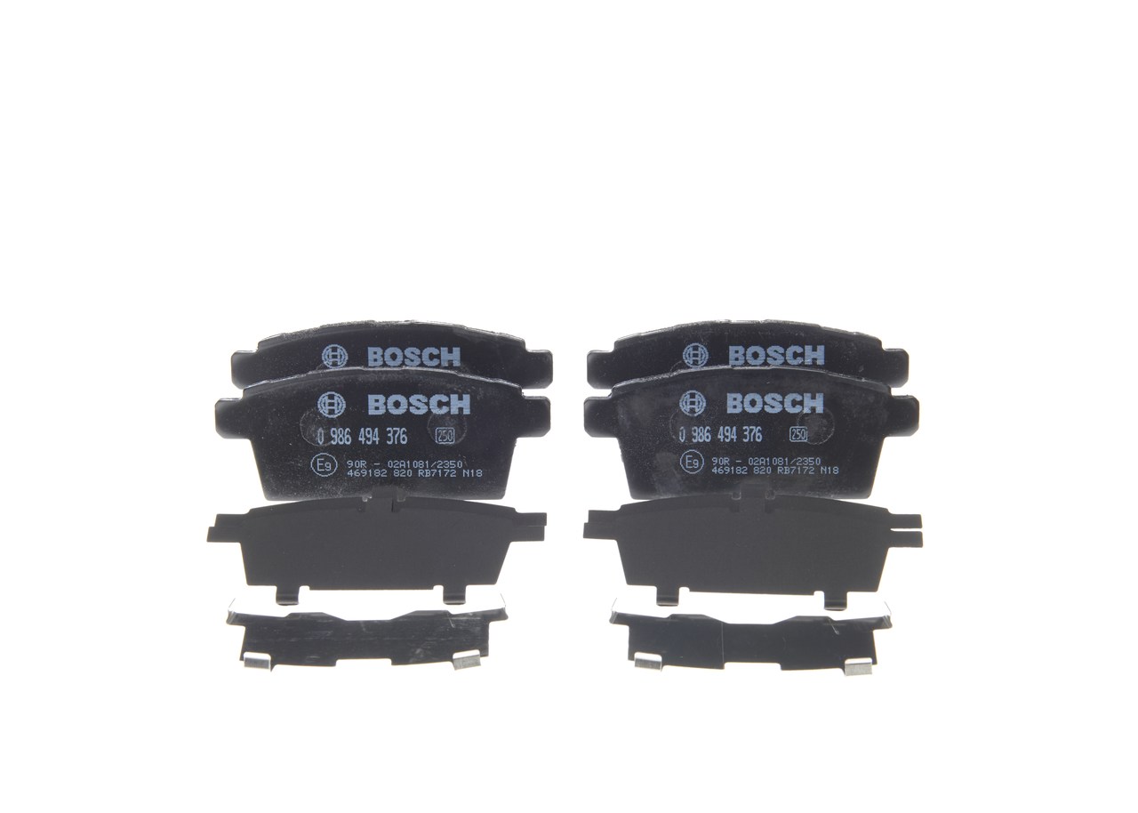 Kit pastiglie freno, Freno a disco - 0 986 494 376 BOSCH