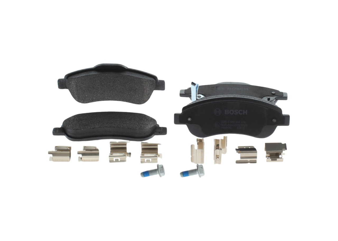 Brake Pad Set, disc brake - 0 986 494 379 BOSCH