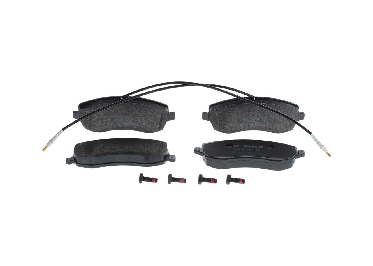 Brake Pad Set, disc brake - 0 986 494 385 BOSCH