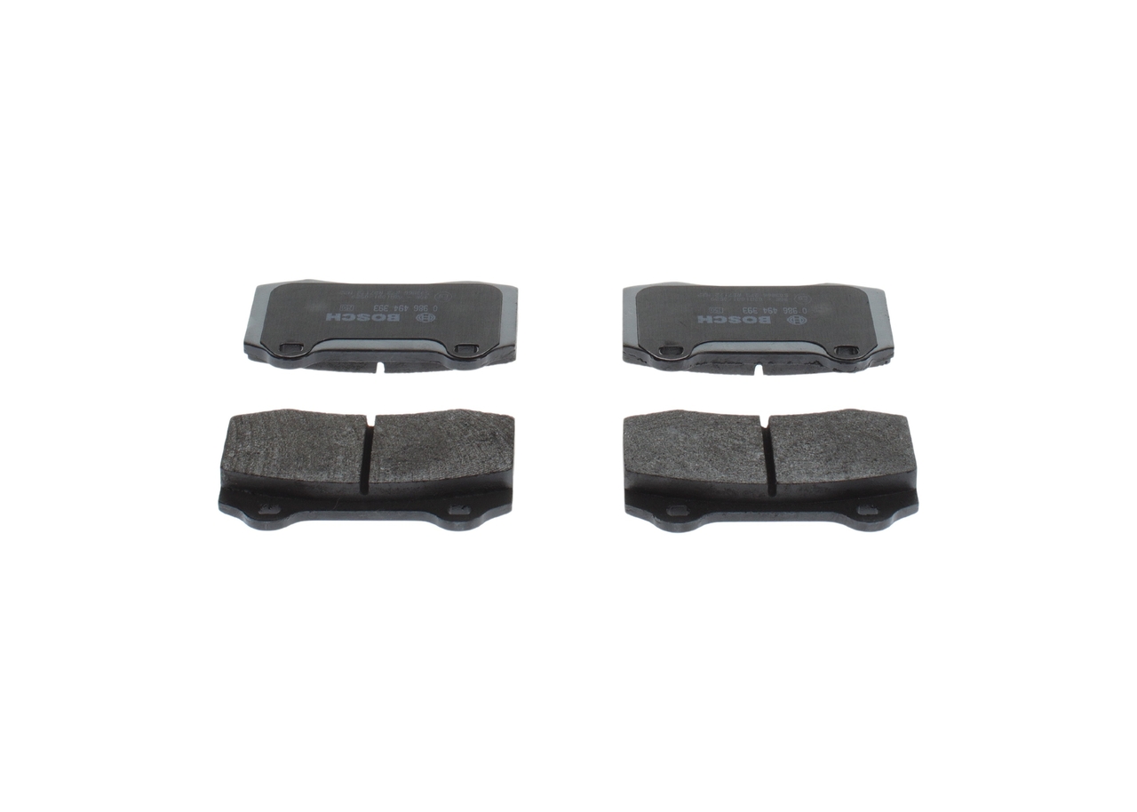 Brake Pad Set, disc brake - 0 986 494 393 BOSCH
