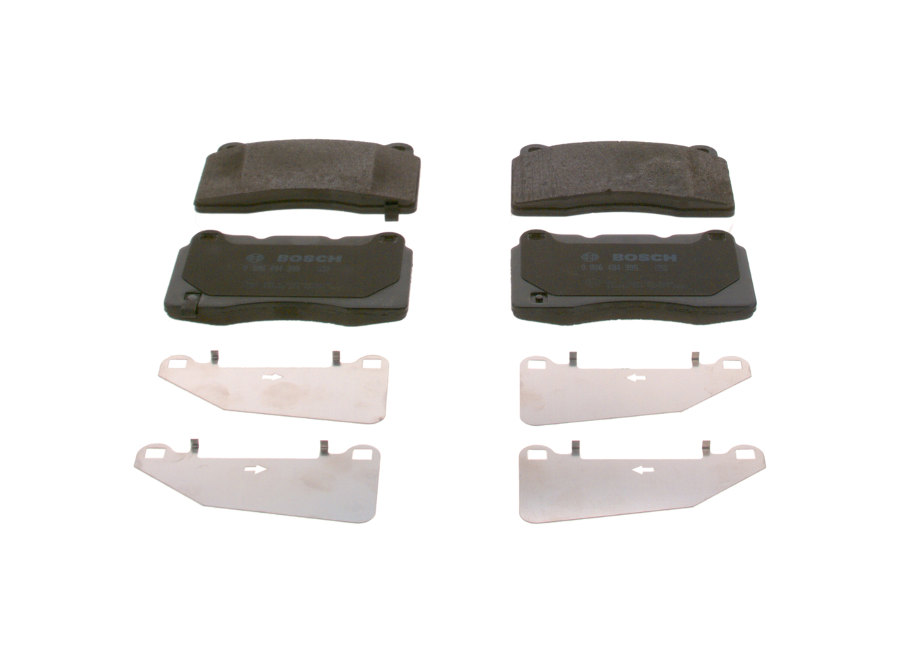 Brake Pad Set, disc brake - 0 986 494 395 BOSCH