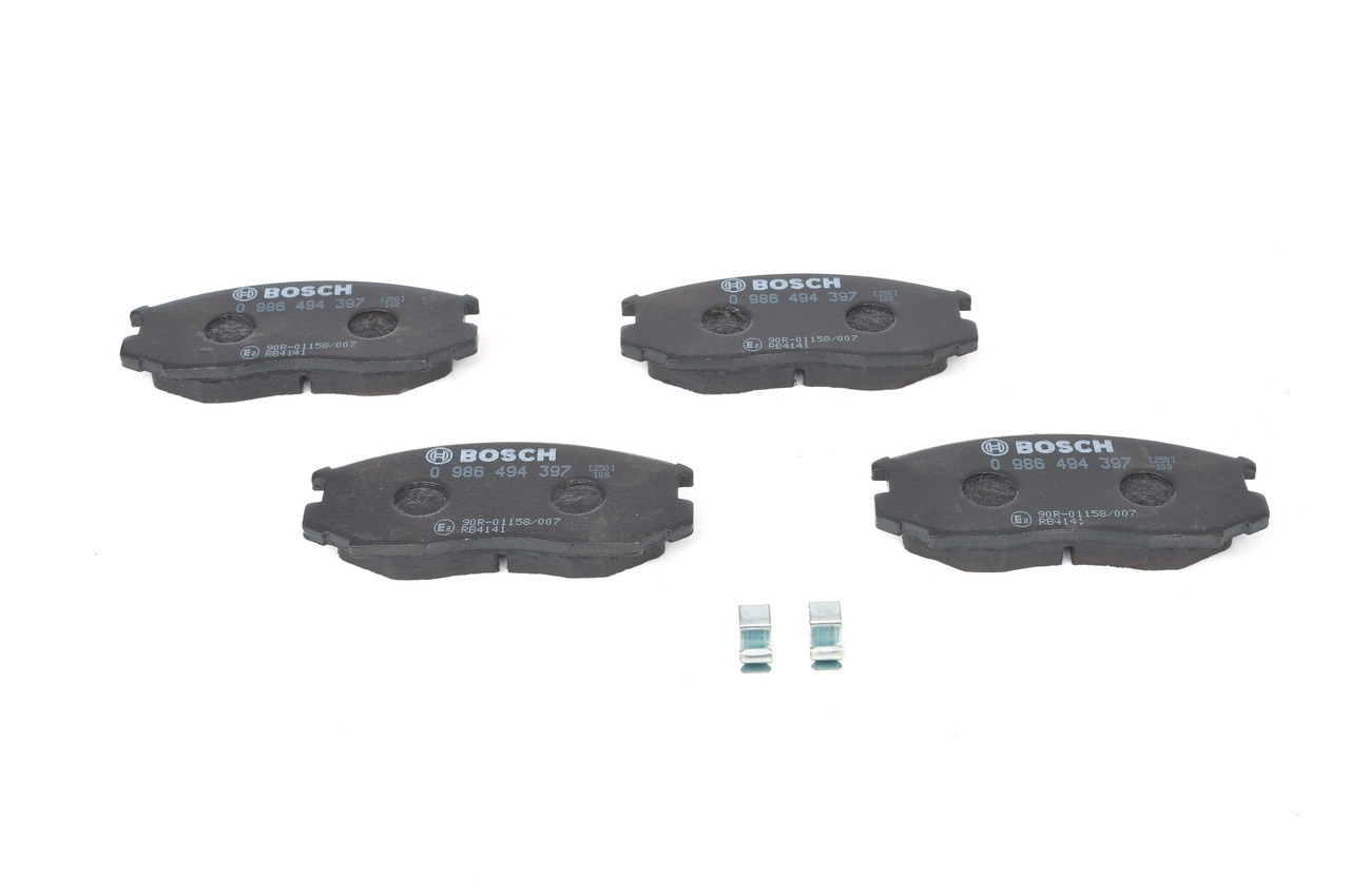 Brake Pad Set, disc brake - 0 986 494 397 BOSCH