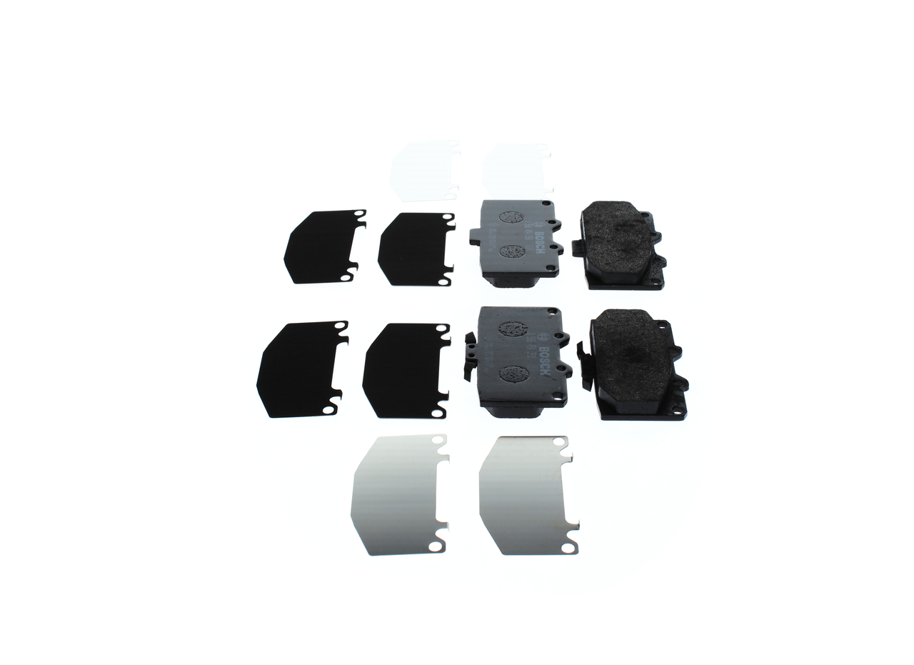 Brake Pad Set, disc brake - 0 986 494 398 BOSCH