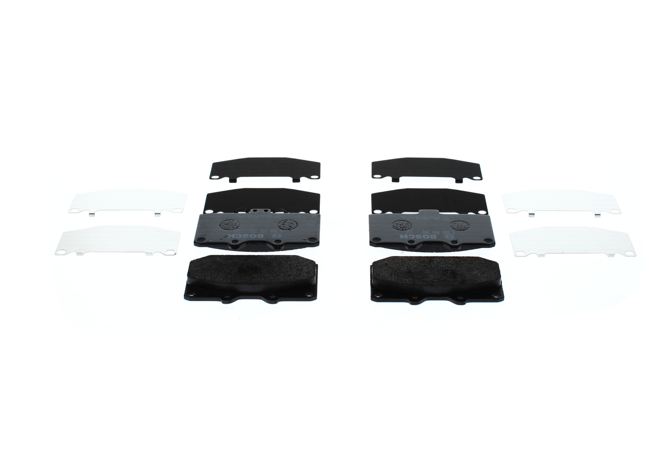 Brake Pad Set, disc brake - 0 986 494 398 BOSCH