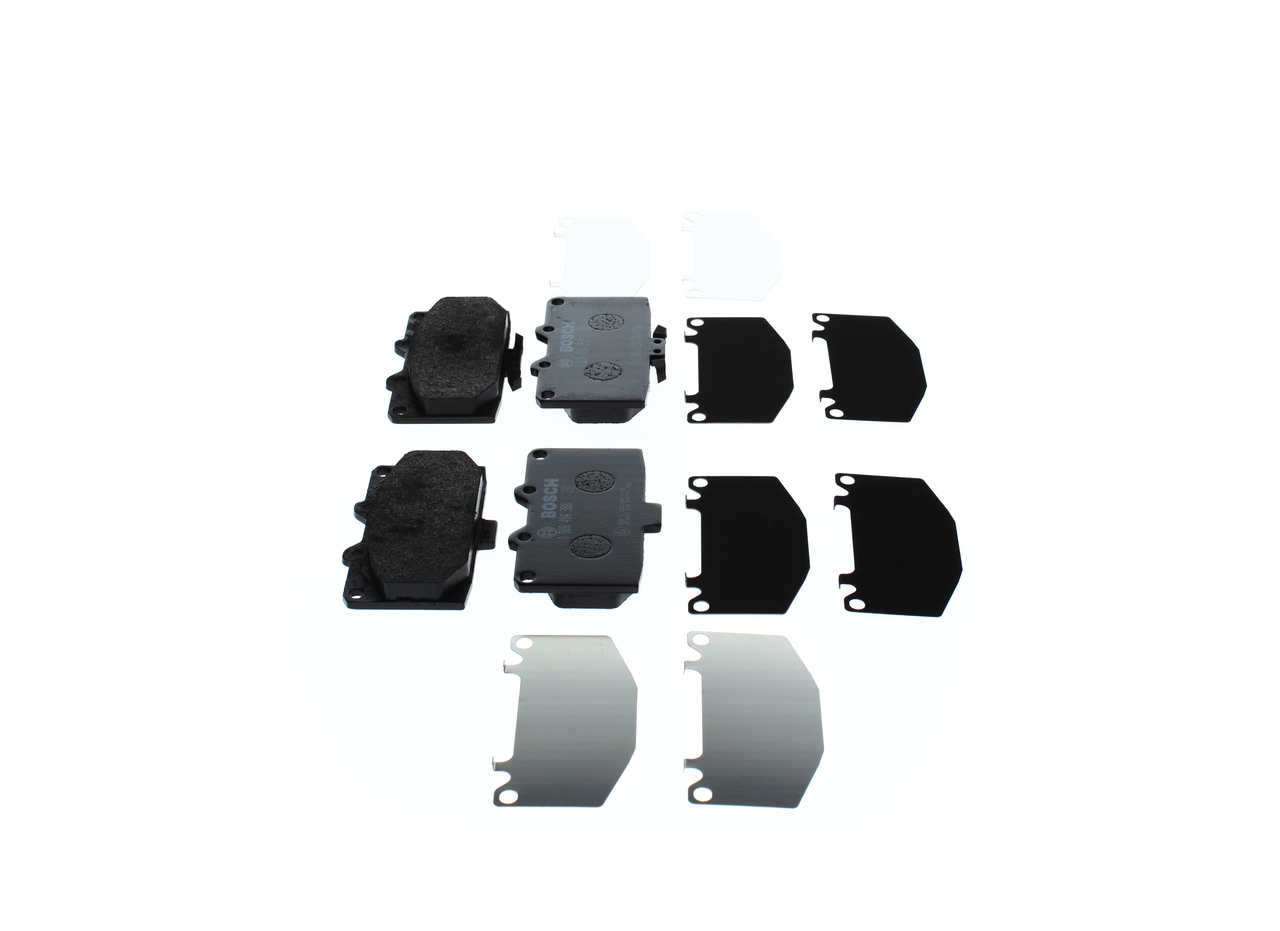 Brake Pad Set, disc brake - 0 986 494 398 BOSCH