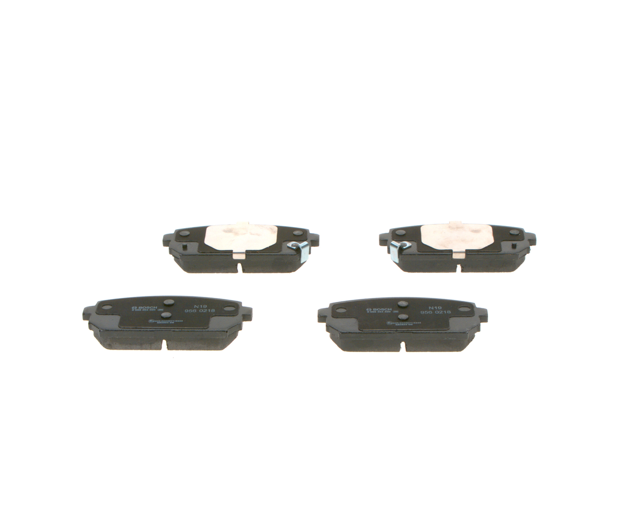 Brake Pad Set, disc brake - 0 986 494 400 BOSCH