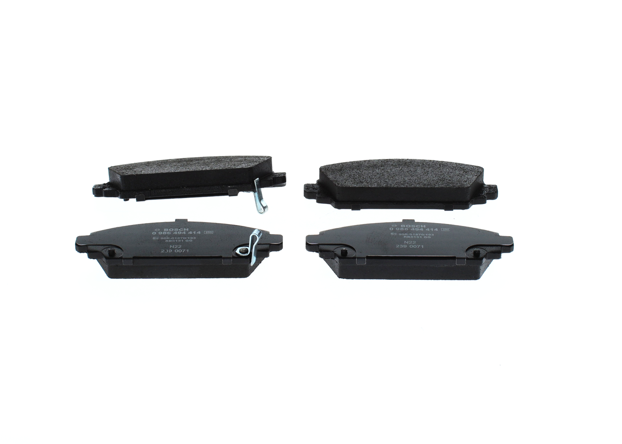 Brake Pad Set, disc brake - 0 986 494 414 BOSCH