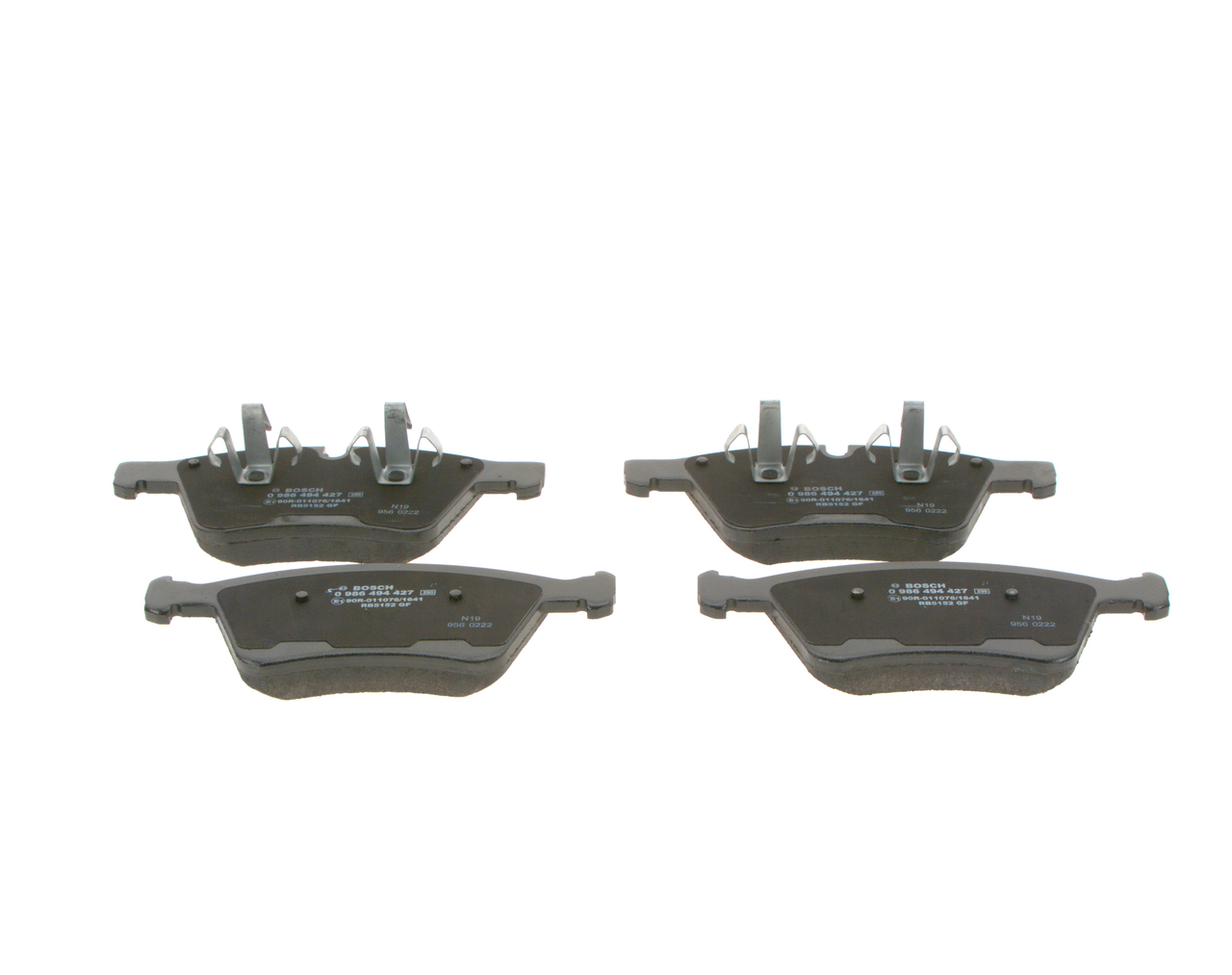 Brake Pad Set, disc brake - 0 986 494 427 BOSCH