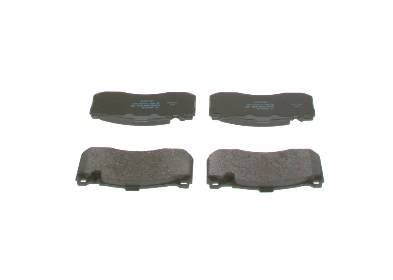 Brake Pad Set, disc brake - 0 986 494 428 BOSCH