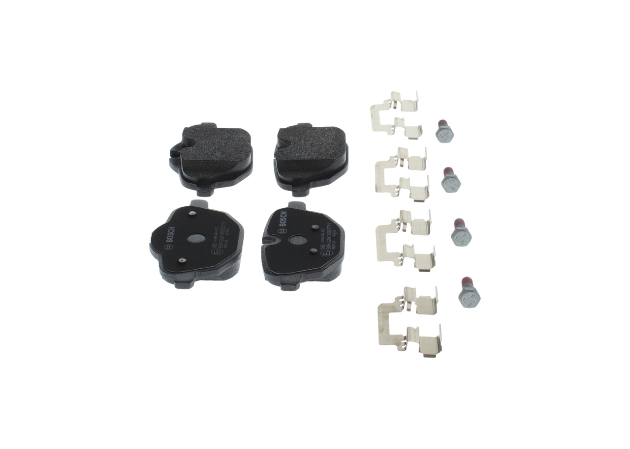 Brake Pad Set, disc brake - 0 986 494 432 BOSCH