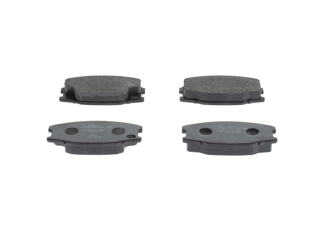 Brake Pad Set, disc brake - 0 986 494 442 BOSCH