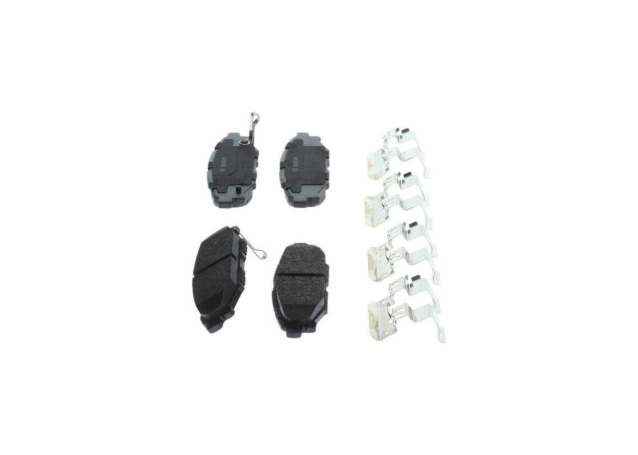 Brake Pad Set, disc brake - 0 986 494 444 BOSCH
