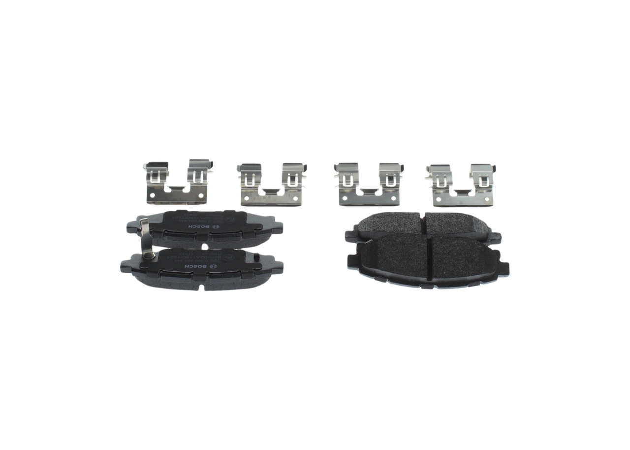 Brake Pad Set, disc brake - 0 986 494 444 BOSCH