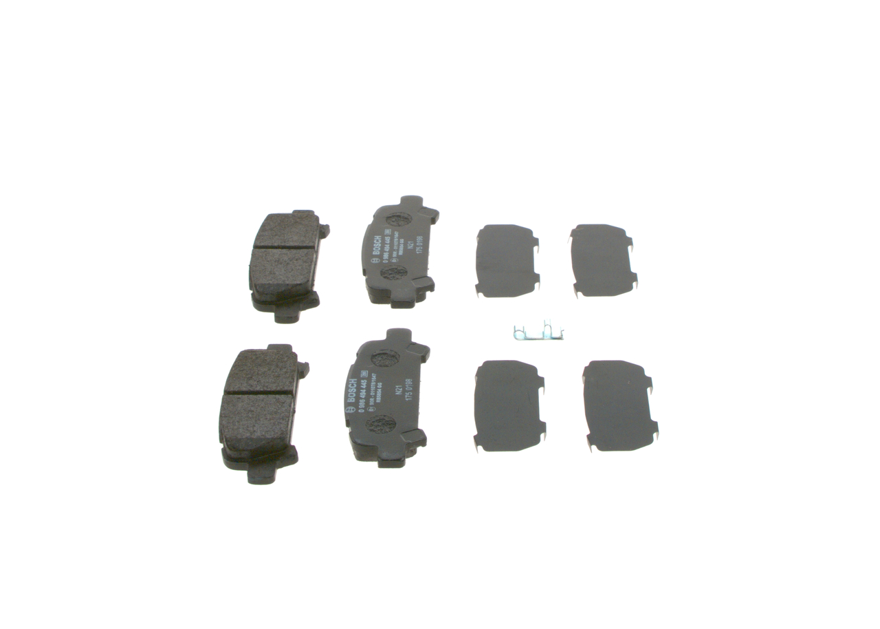 Brake Pad Set, disc brake - 0 986 494 445 BOSCH
