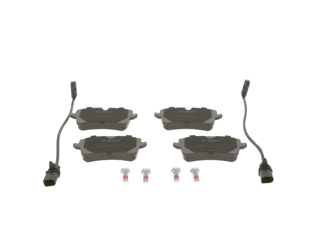 Brake Pad Set, disc brake - 0 986 494 446 BOSCH