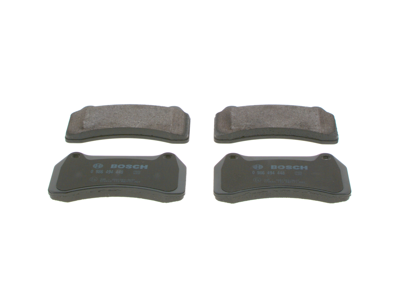 Brake Pad Set, disc brake - 0 986 494 448 BOSCH