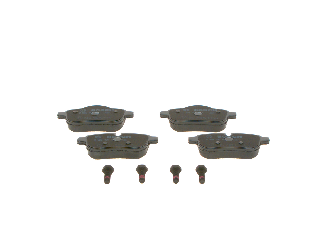 Brake Pad Set, disc brake - 0 986 494 450 BOSCH