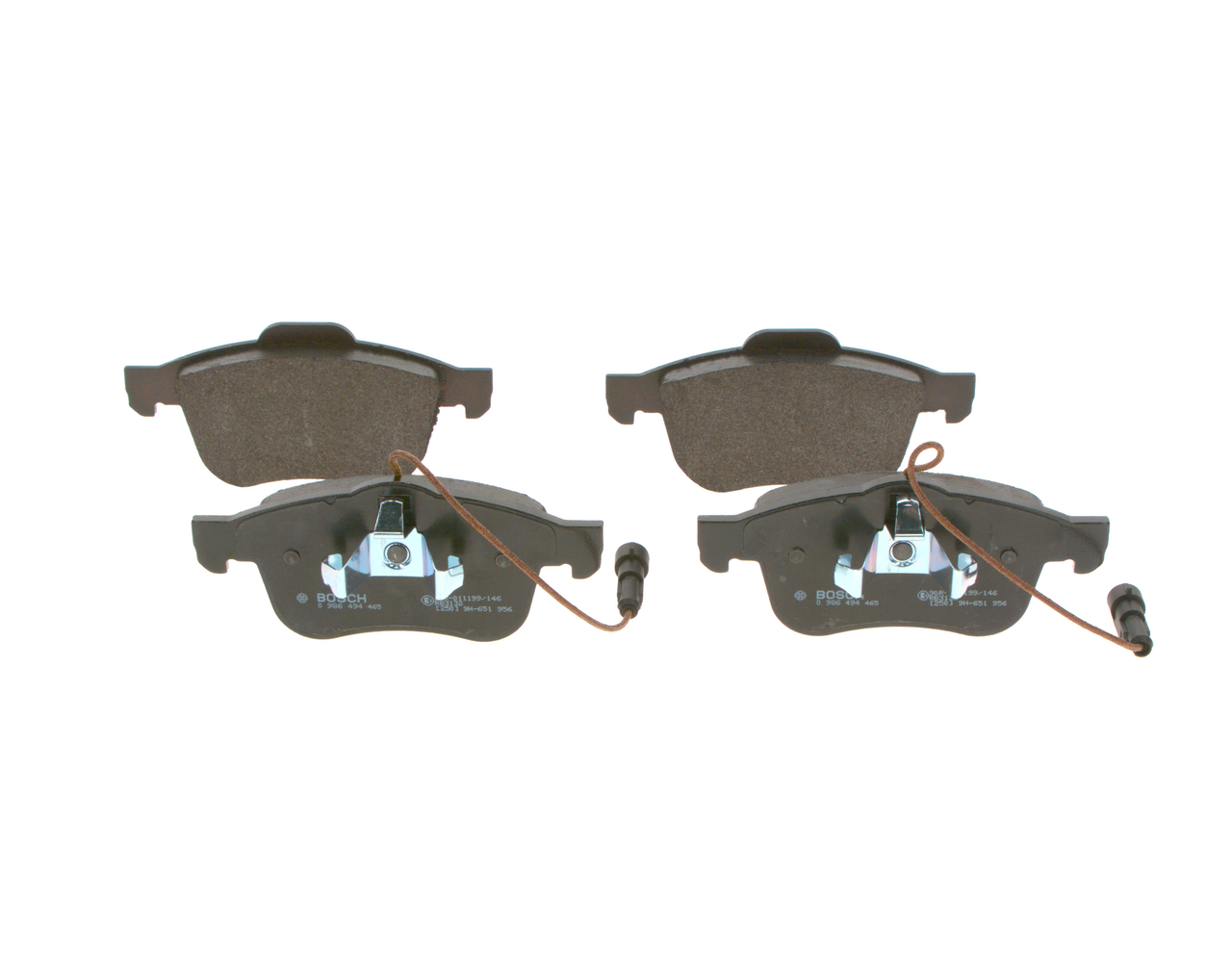 Brake Pad Set, disc brake - 0 986 494 465 BOSCH