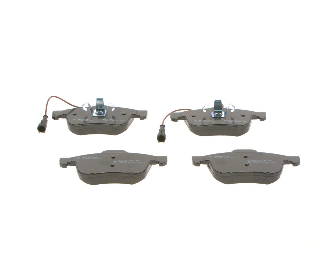 Brake Pad Set, disc brake - 0 986 494 465 BOSCH