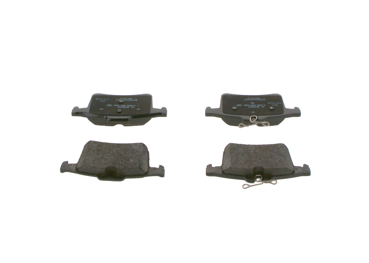Brake Pad Set, disc brake - 0 986 494 480 BOSCH