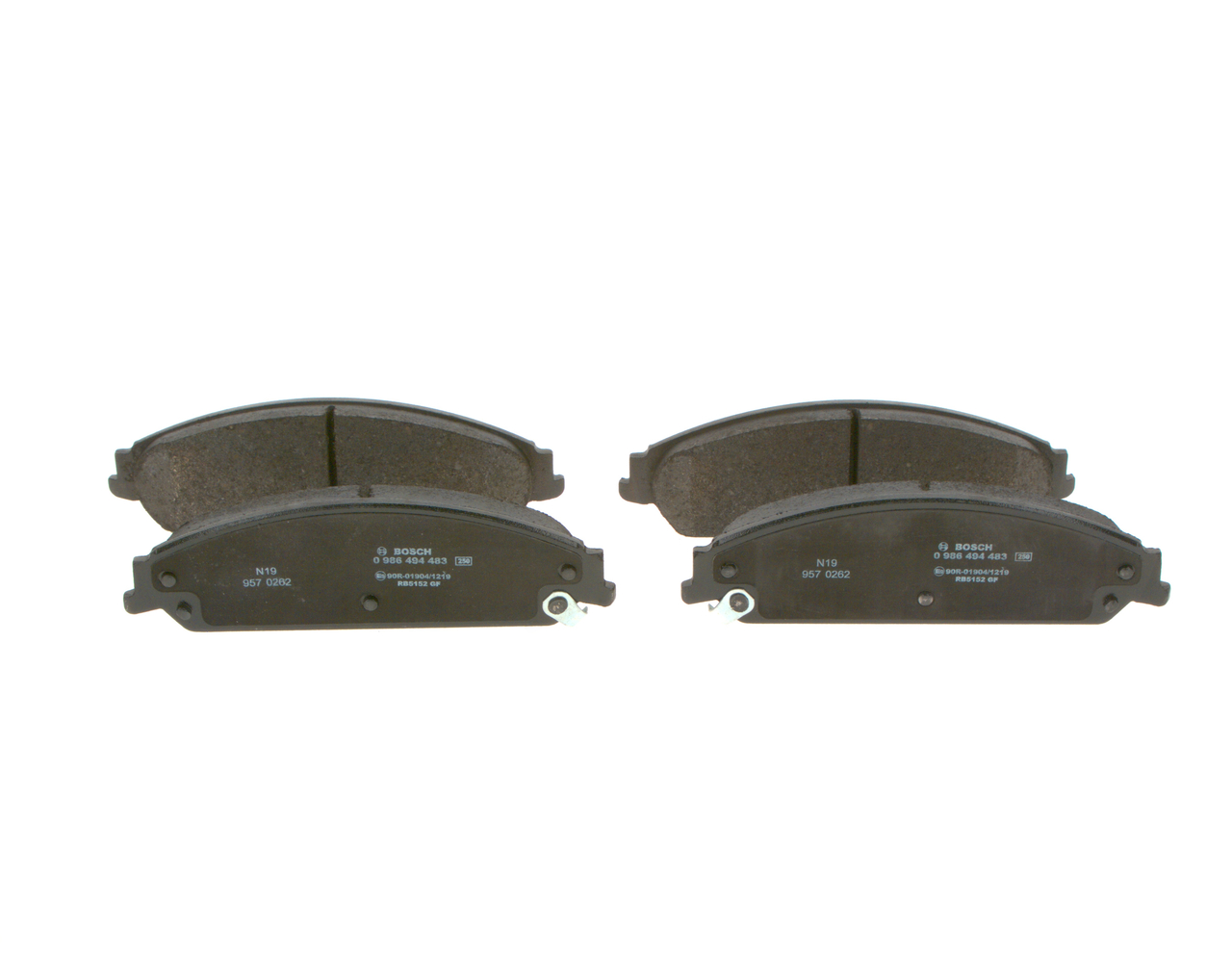 Kit pastiglie freno, Freno a disco - 0 986 494 483 BOSCH