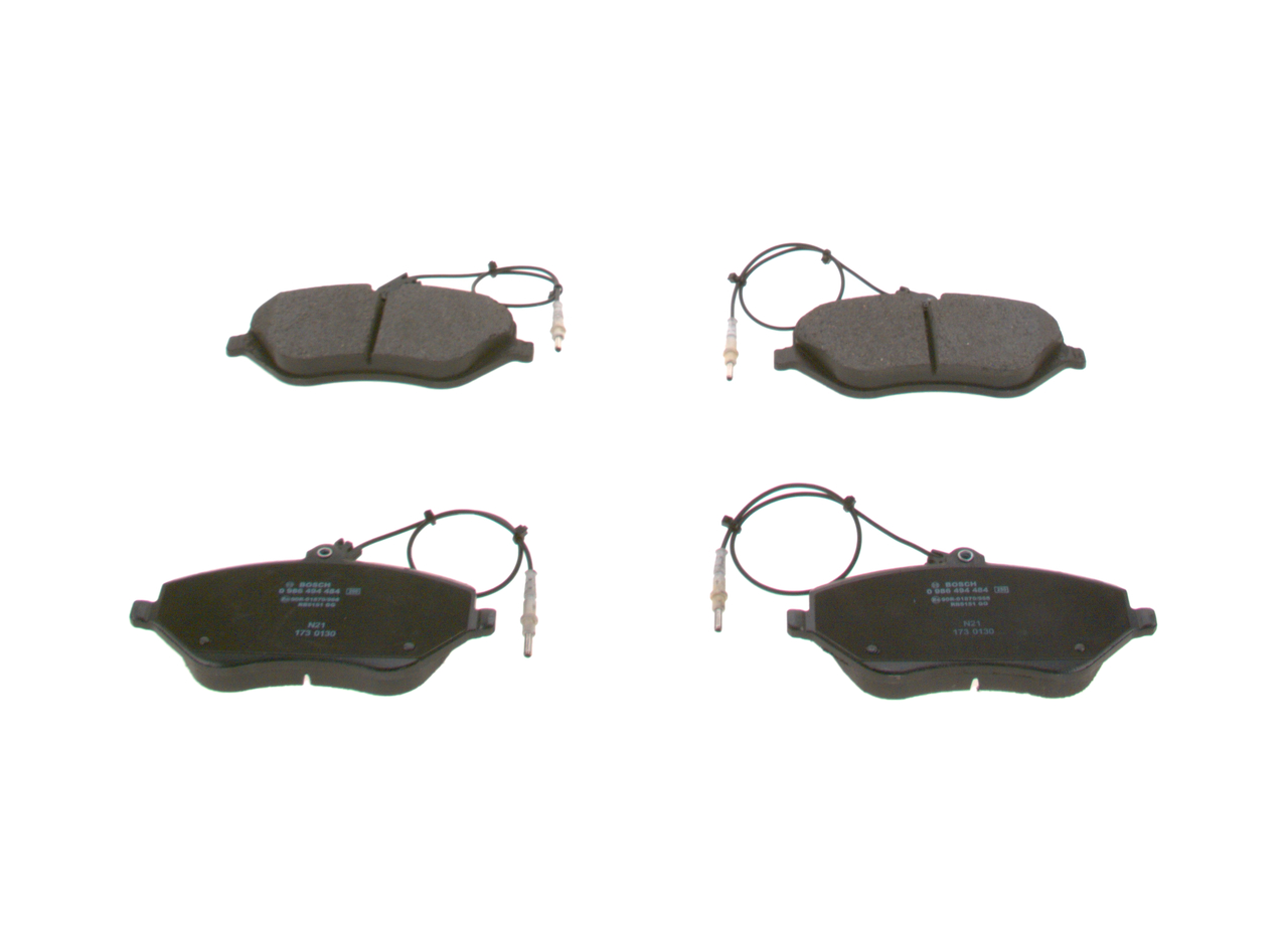Brake Pad Set, disc brake - 0 986 494 484 BOSCH
