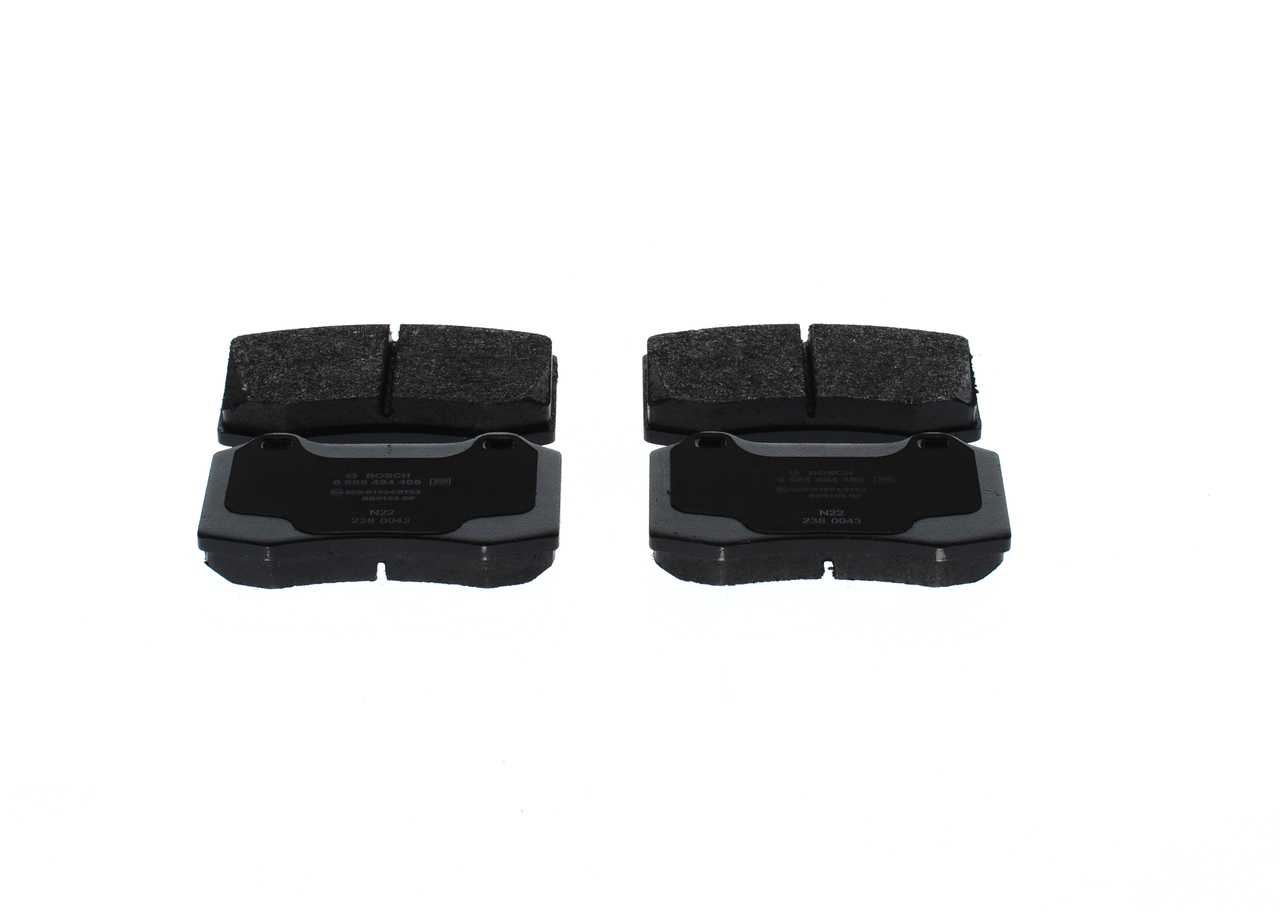 Kit pastiglie freno, Freno a disco - 0 986 494 486 BOSCH