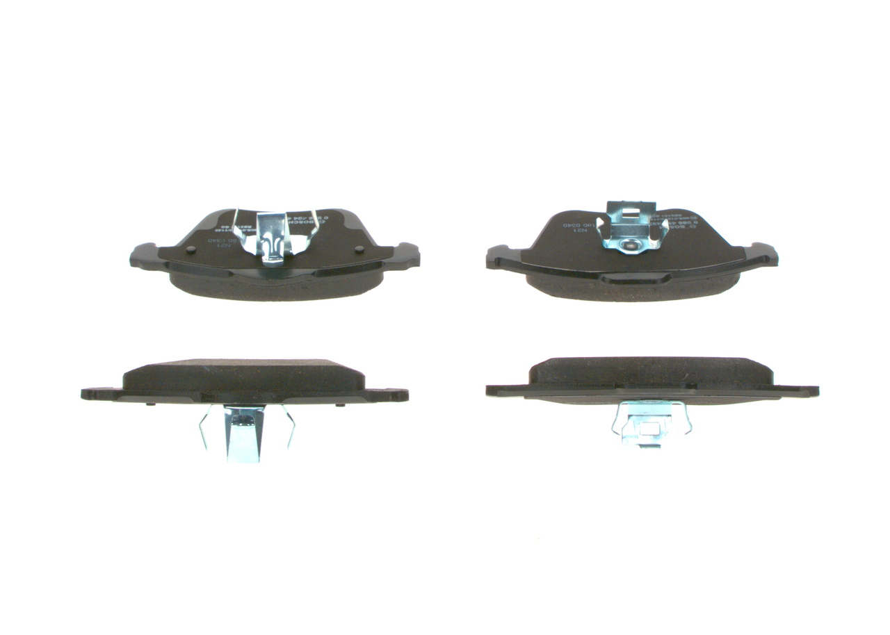 Brake Pad Set, disc brake - 0 986 494 492 BOSCH